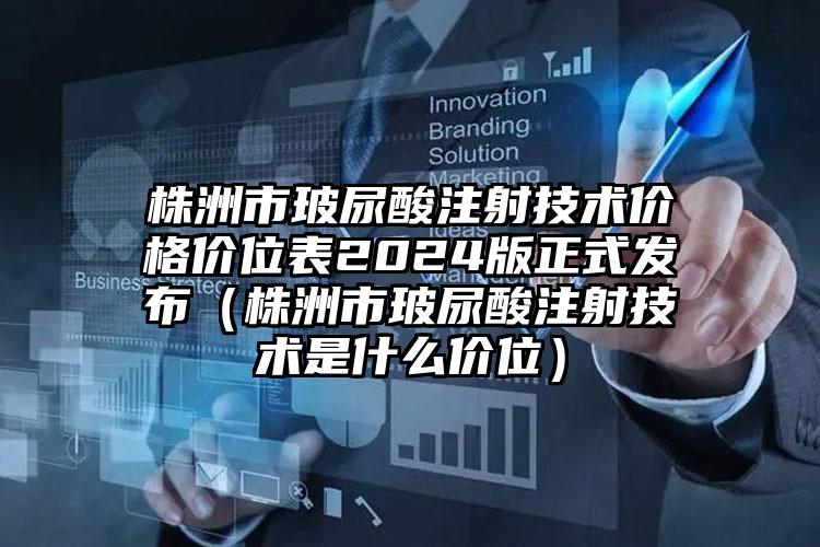 株洲市玻尿酸注射技术价格价位表2024版正式发布（株洲市玻尿酸注射技术是什么价位）