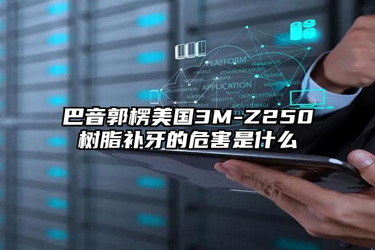 巴音郭楞美国3M-Z250树脂补牙的危害是什么